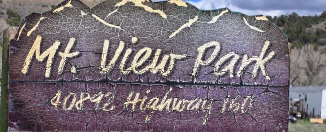 Mountain View mobile home park community mancos, co
